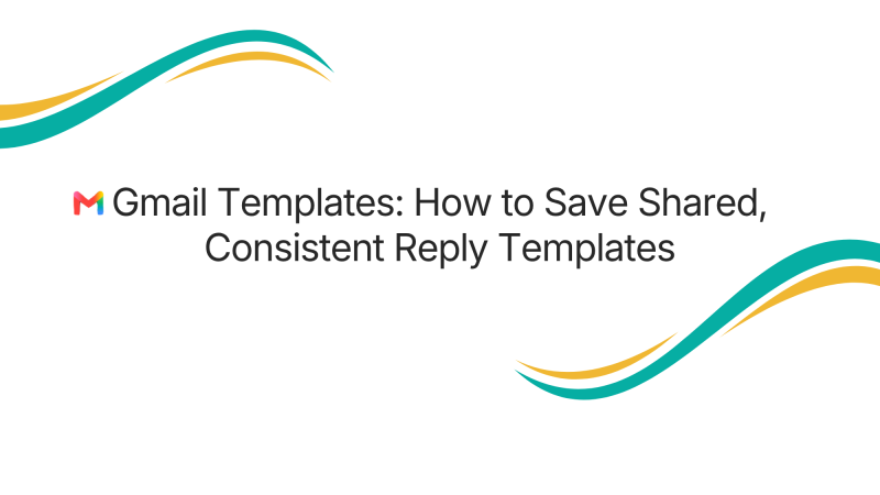 canned responses text snippets Gmail Templates: How to Save Shared, Consistent Reply Templates